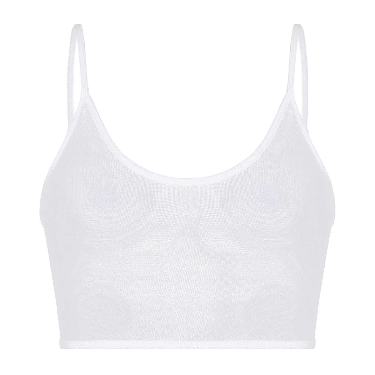 Women Tank Tops Camisole Fishnet Crop Top See Through Sexy camisole