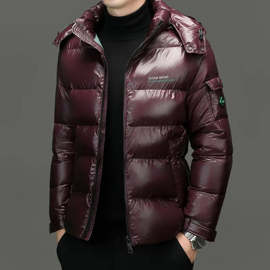 Men Parkas Thicken Warm Coat  Cotton Winter Puffer Jackets