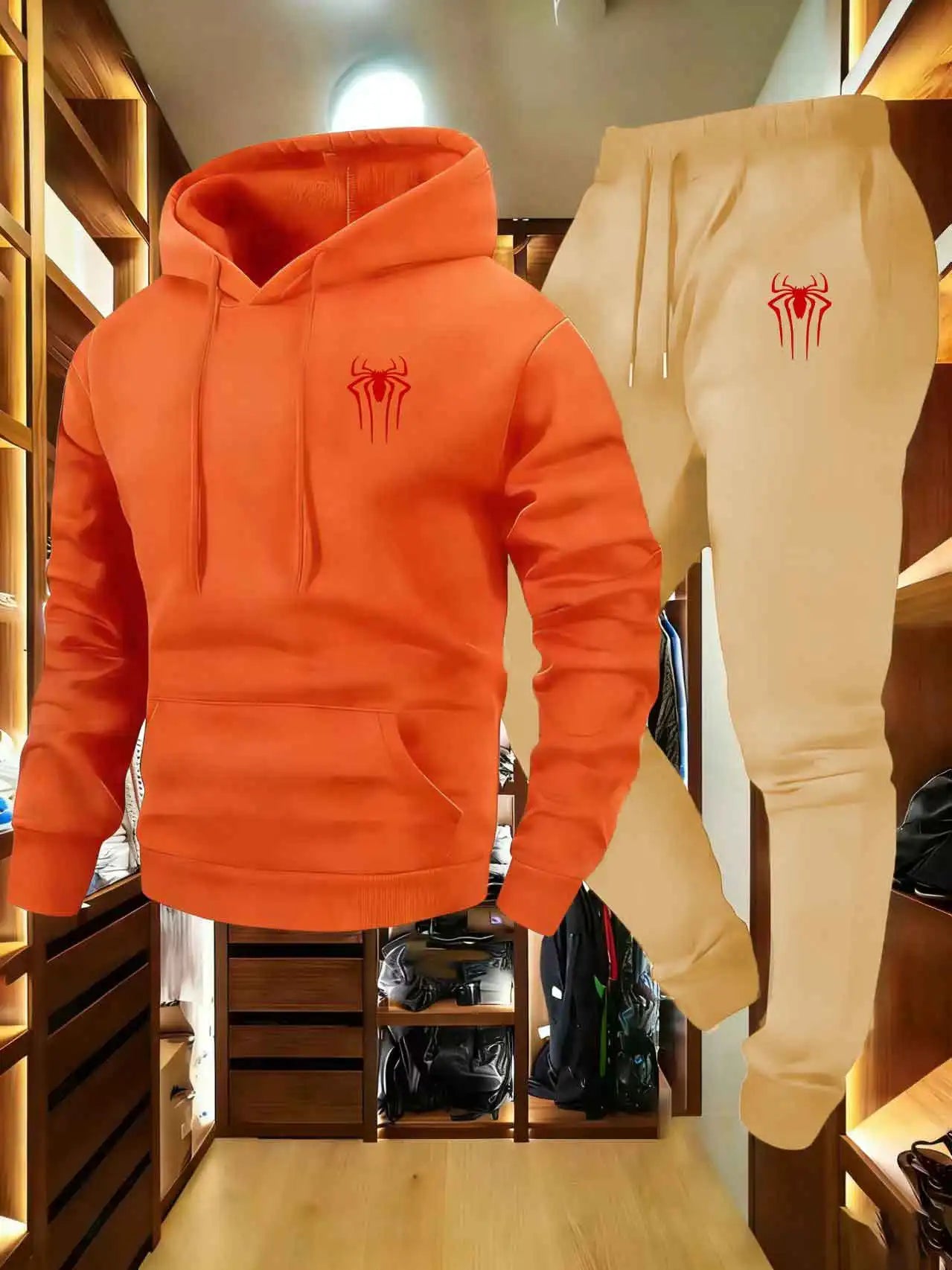 Fashionable men's sportswear set  spring  Autumn