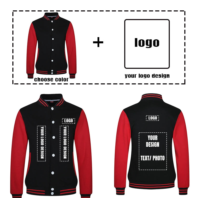 Slim Fit College Varsity Coat Women's Jacket