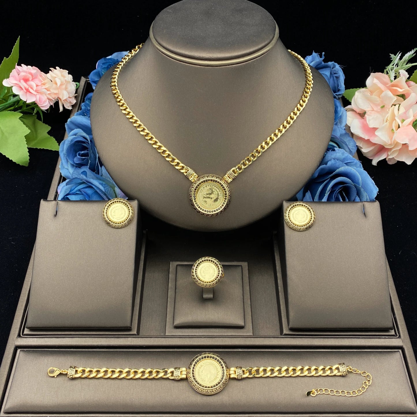 Zirconia Colored Zirconia Necklace Bracelet Ring Earrings