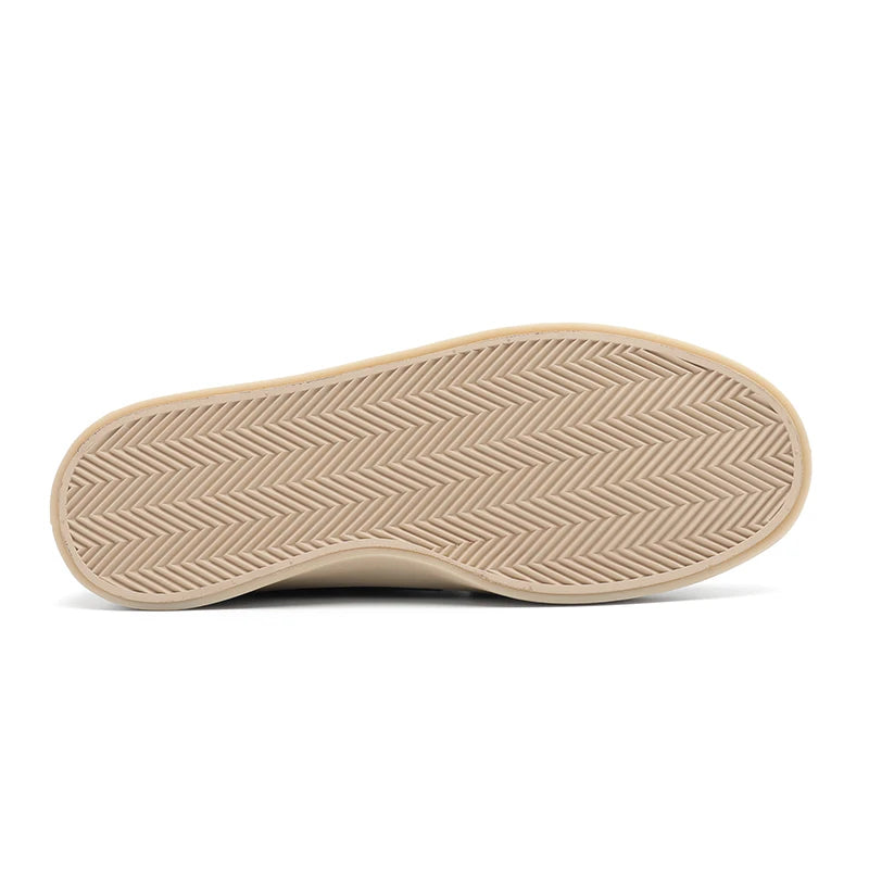 Men's Leather Shoes Formal Dresses Fashionable Flat Bottomed Walking Shoes