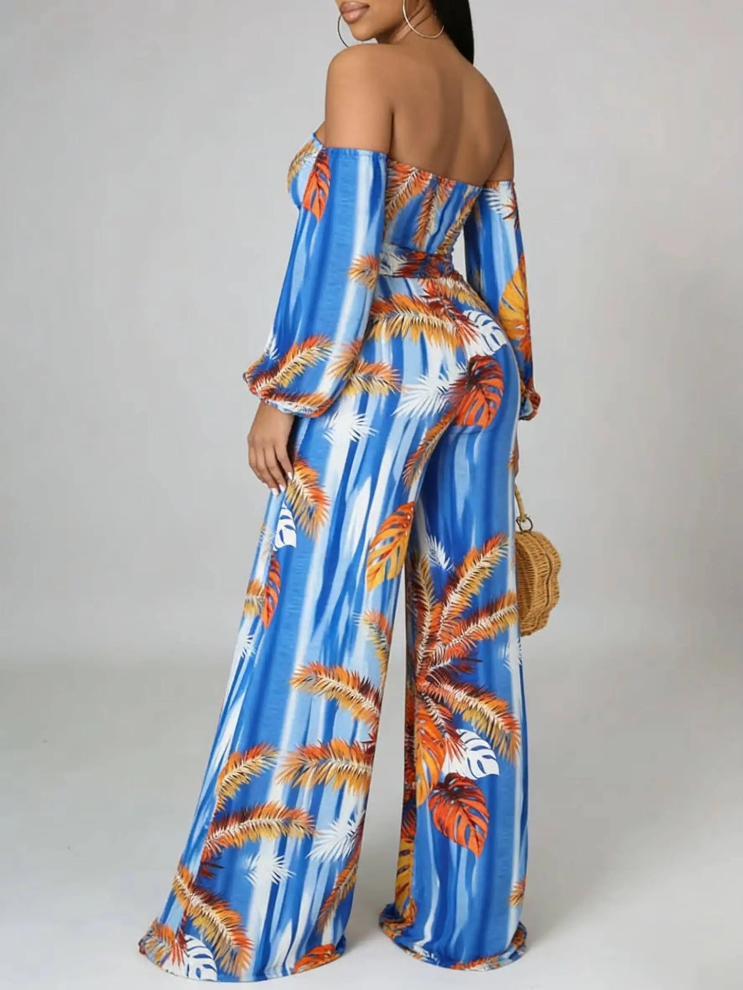 Women's Jumpsuit One-piece Collar Wide Leg Pants