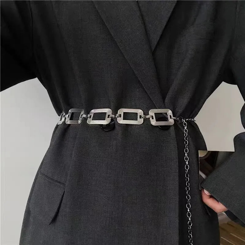 Women's Chain Belt Metal Waist Belt