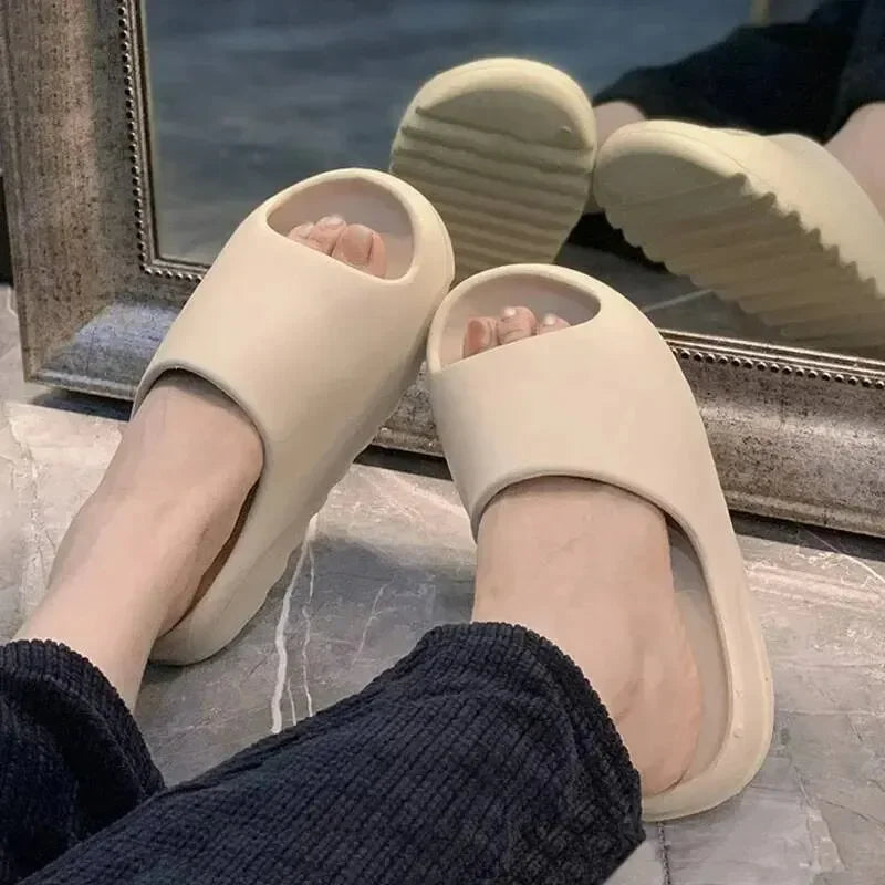 Unisex Slippers  Casual Beach Slides EVA Anti-Slip Home Slippers