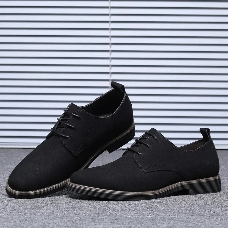 Mens Dress Shoes Legitimate Leather Shoe  Suede Casual Men Designer shoe