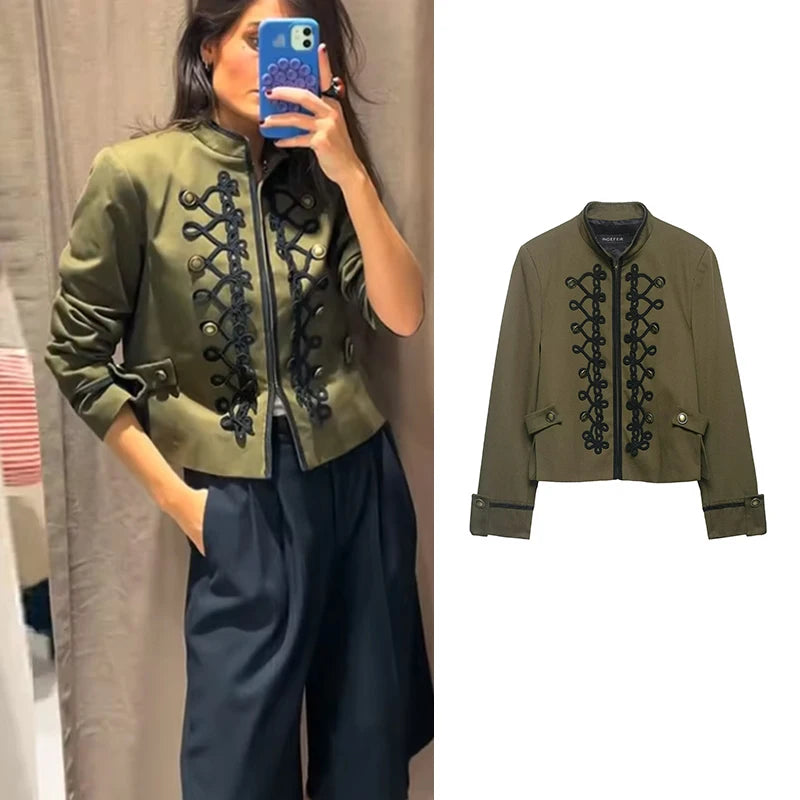 Jacket & Coats Spring Women's Retro Elegant Slim  Blazers