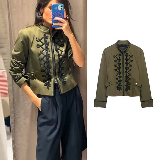 Jacket & Coats Spring Women's Retro Elegant Slim  Blazers