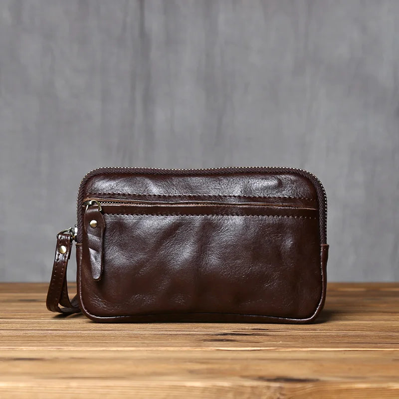 Vintage Genuine Leather Wallet for Men and Women