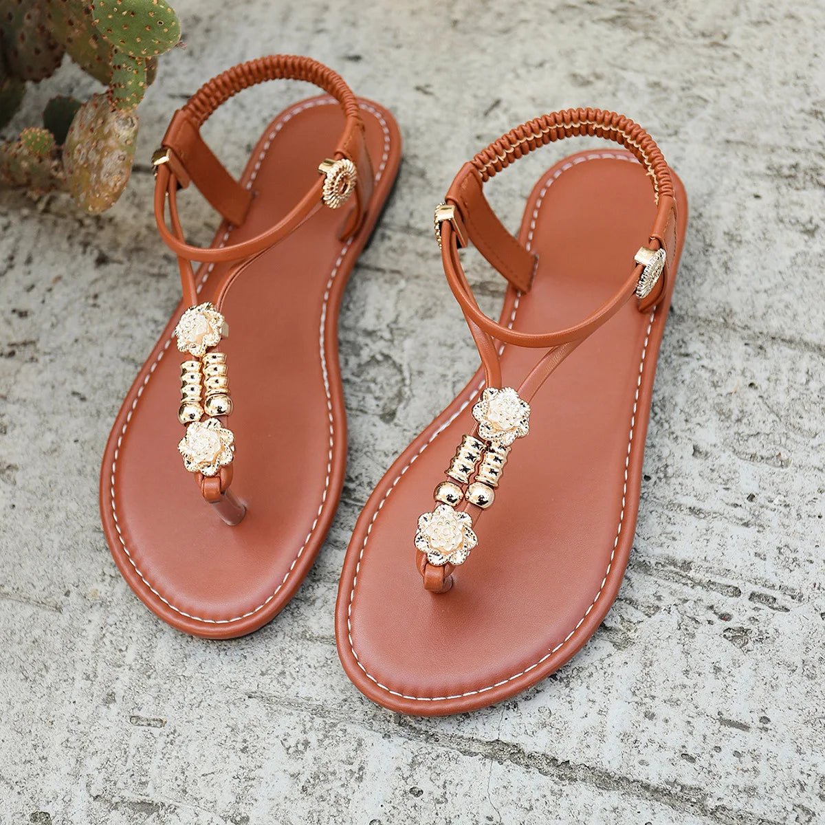 Women's Flat Sandals New Flip Flops Beach Summer Sandals Women