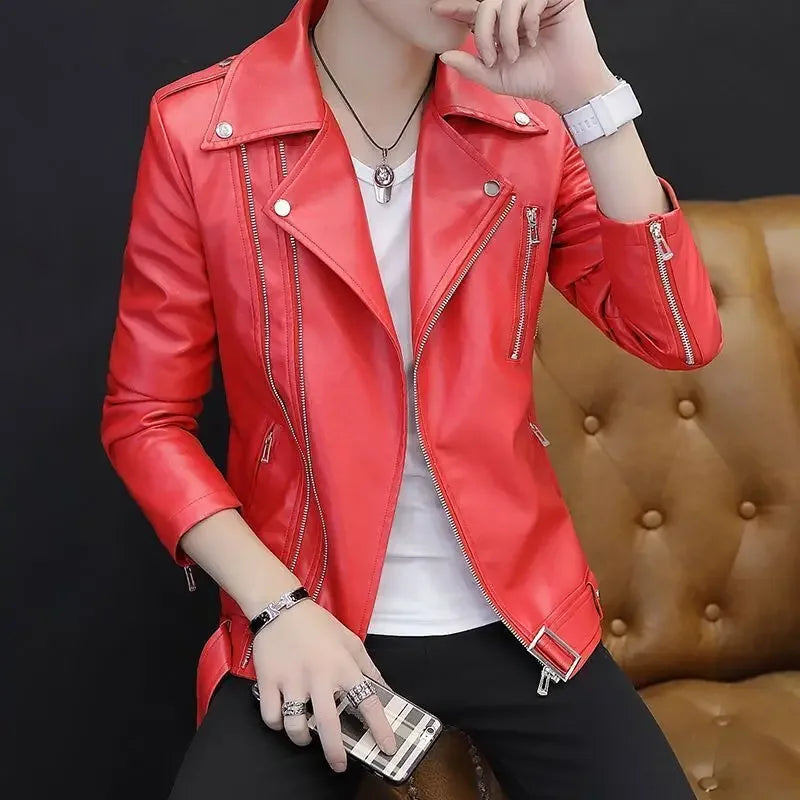 Coats Black Leather Jacket for Men