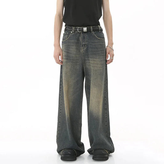Men's Baggy Straight Leg Wide Leg Jeans