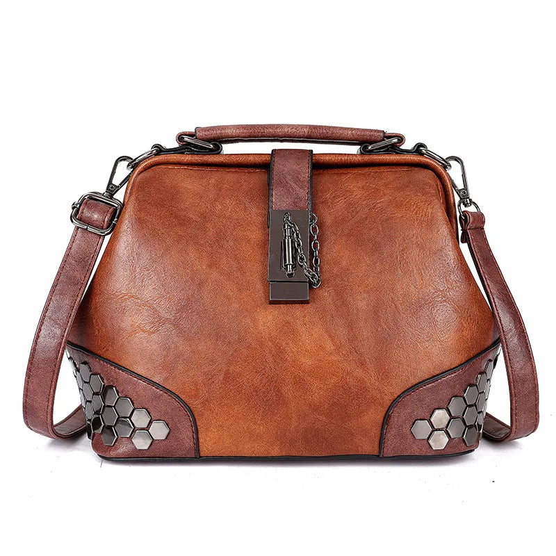 Women's Shoulder Bag Women's Handbag Fashion Purse Vintage Leather Bag
