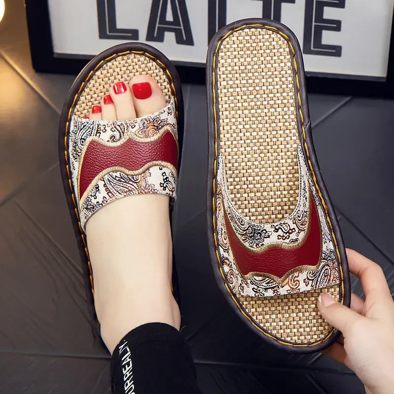 Slides Shoes For Women Flat Pink Sandals