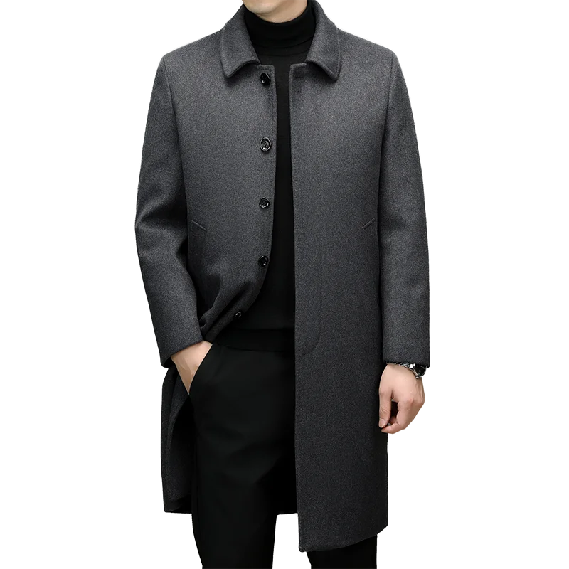 Men's high-end and fashionable cashmere coats
