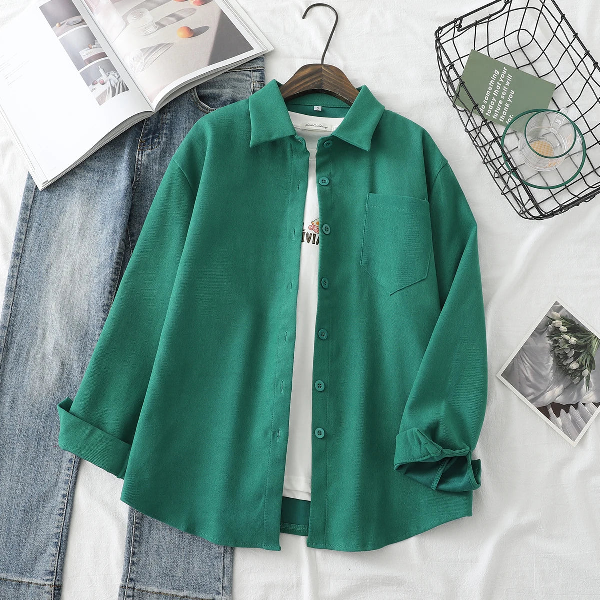 Women Blouses Solid Shirts Tunic  Tops And Blouses