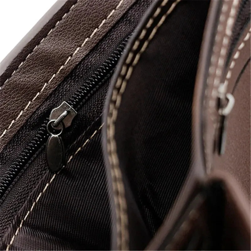 Men's Wallet with Hasp Business Card Holder