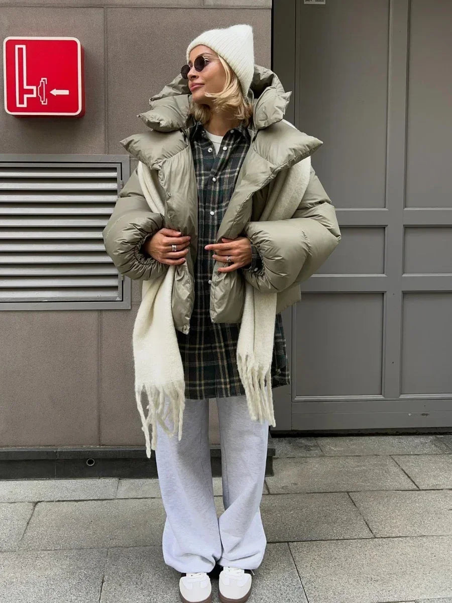 Wolfeel Winter Warm Cotton Puffer Jackets