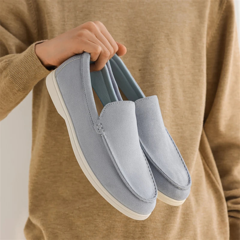multi-color loafers leisure business shoes