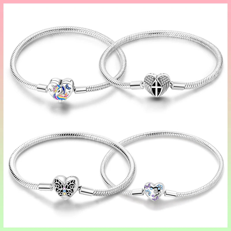Silver Colorful Love Zircon Women's Jewelry