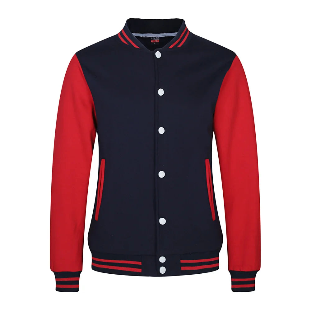 Slim Fit College Varsity Coat Women's Jacket