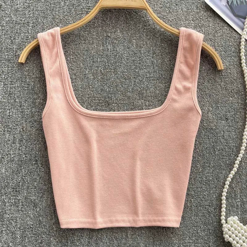 Tank Top Women Sexy Backless Slim Fit Bottoming Blouse