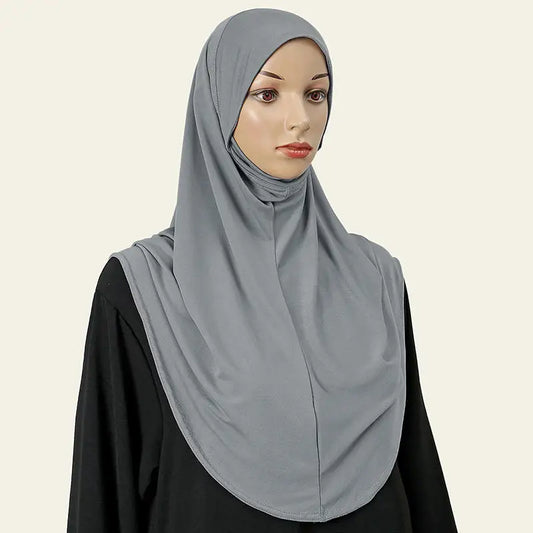 Women Summer Solid Color Scarf Hijab