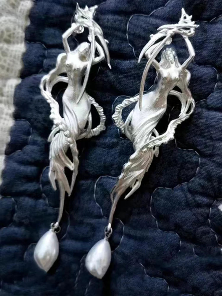Mermaid Necklace Vintage Style Men's And Women's Jewelry