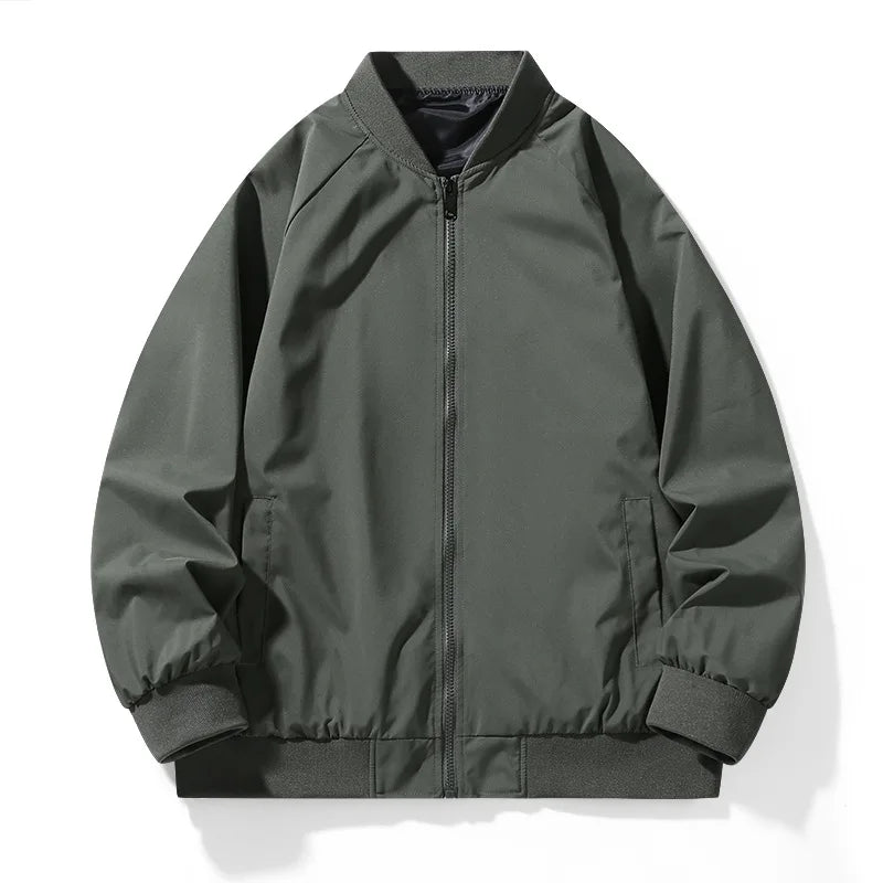 Men's Baseball Casual Stand Collar jacket