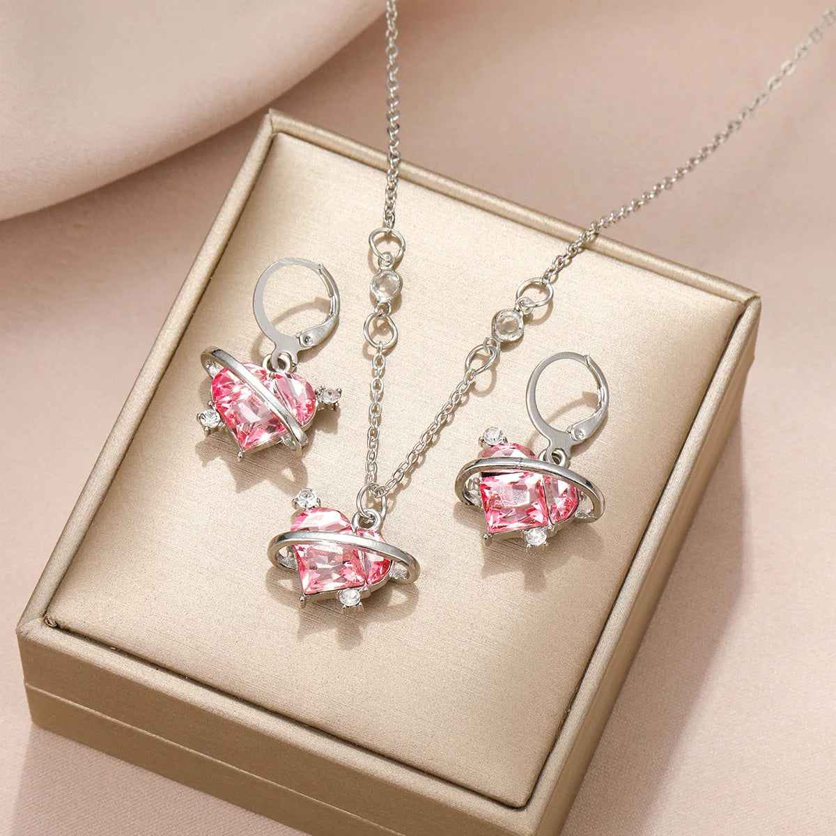 Fashion Earrings Necklaces Set for Women