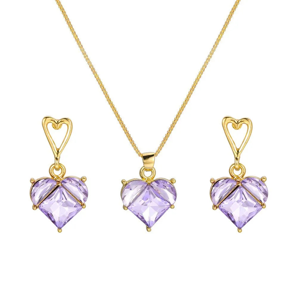 Fashion Earrings Necklaces Set for Women