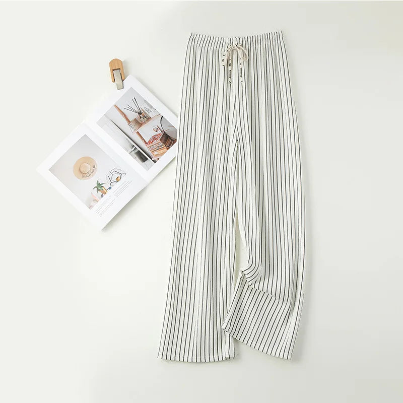 Wide Leg  Women's High Waist Drape Pleated Loose Casual pants
