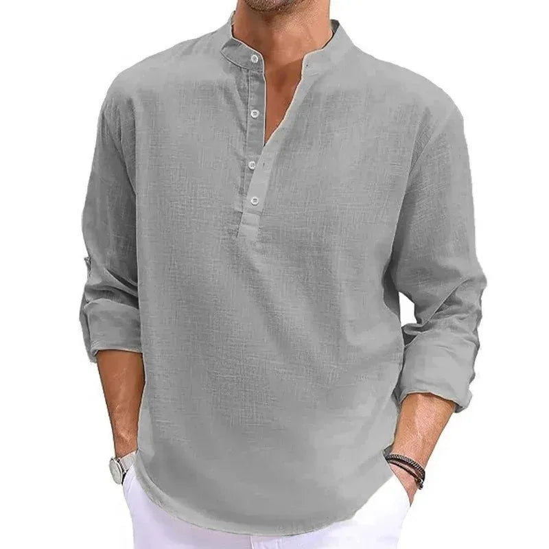 Luxury Cotton Shirts for Men Casual