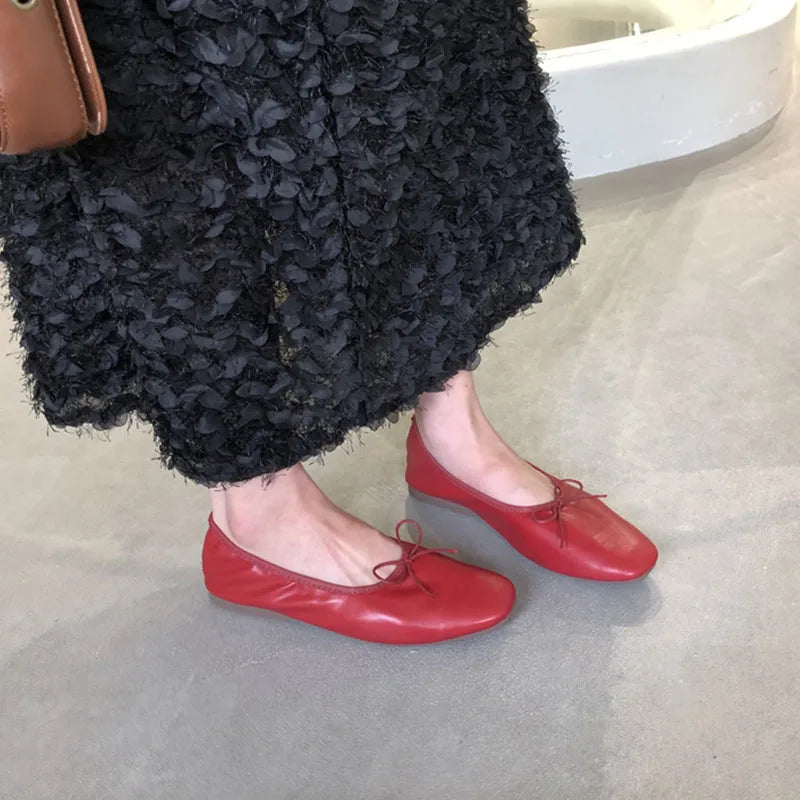 Women Ballet Flats Dance Shoes Casual Female Soft Footwear
