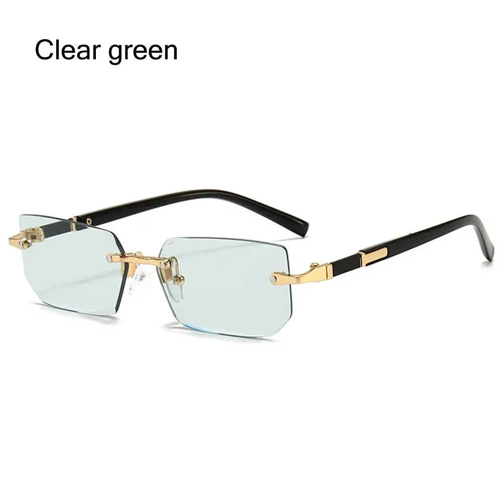 Trendy Rimless Sunglasses for Women