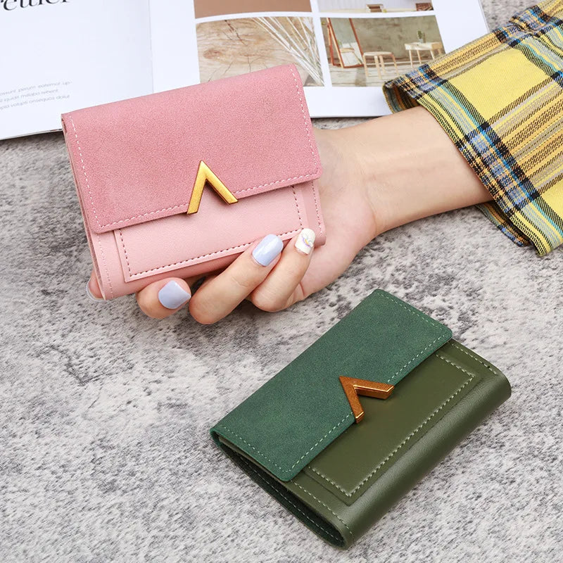 Women's Leather Wallet with Zipper