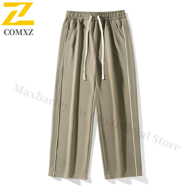 Men's Straight Wide Leg Pants