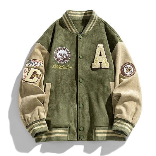 Jacket Men Fashion Embroidered  Coats