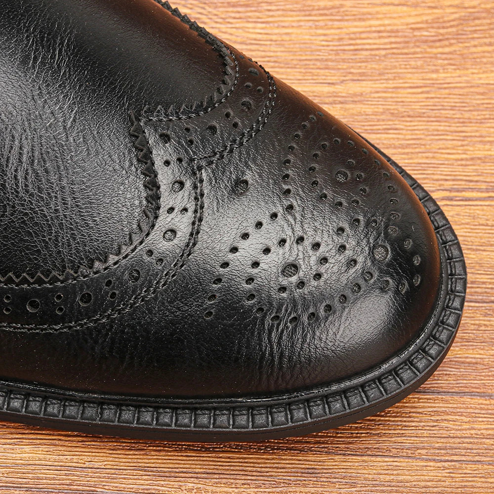 Dress Shoes Man Business Stylish Comfortable