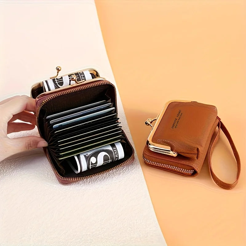 Women's Elegant Wallet with Wrist Strap