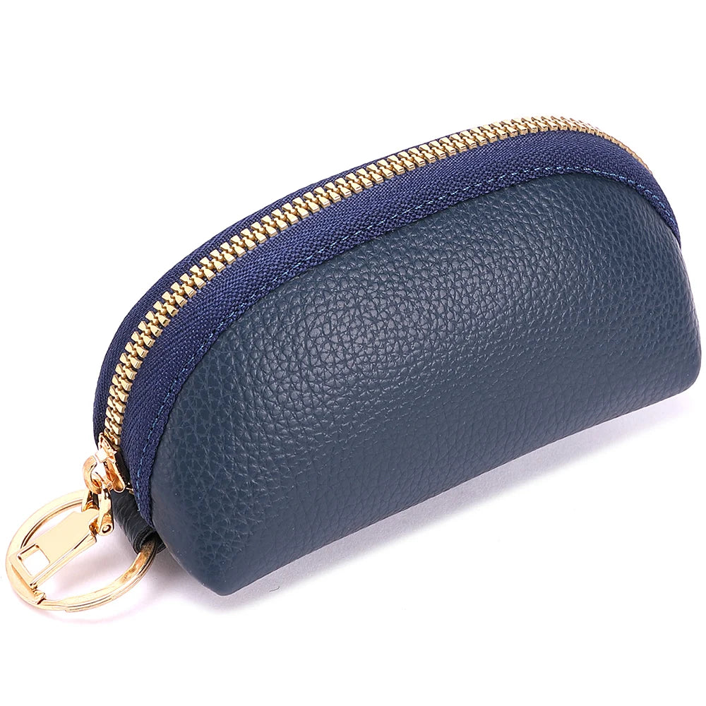 Cute Mini Wallet PU Leather Key Holder