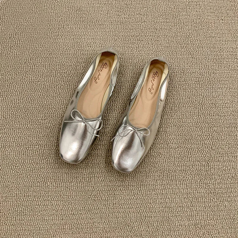 Women Ballet Flats Dance Shoes Casual Female Soft Footwear