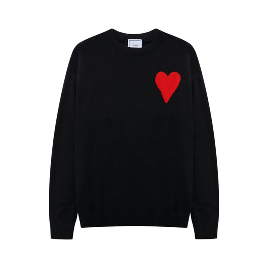 Sweatshirt Women's And Men's Clothing Autumn Men's Fashion Sweatshirt A Letter Heart Embroidered Pullover