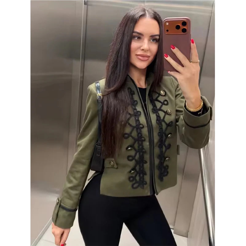 Jacket & Coats Spring Women's Retro Elegant Slim  Blazers