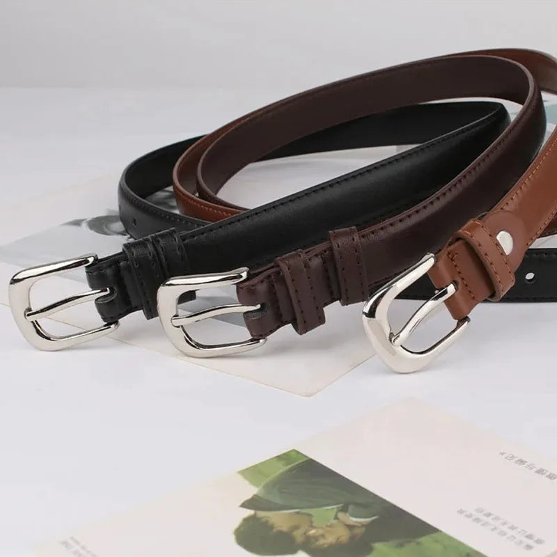Women's Belt Fashion Simple Versatile Belt Authentic High Grade