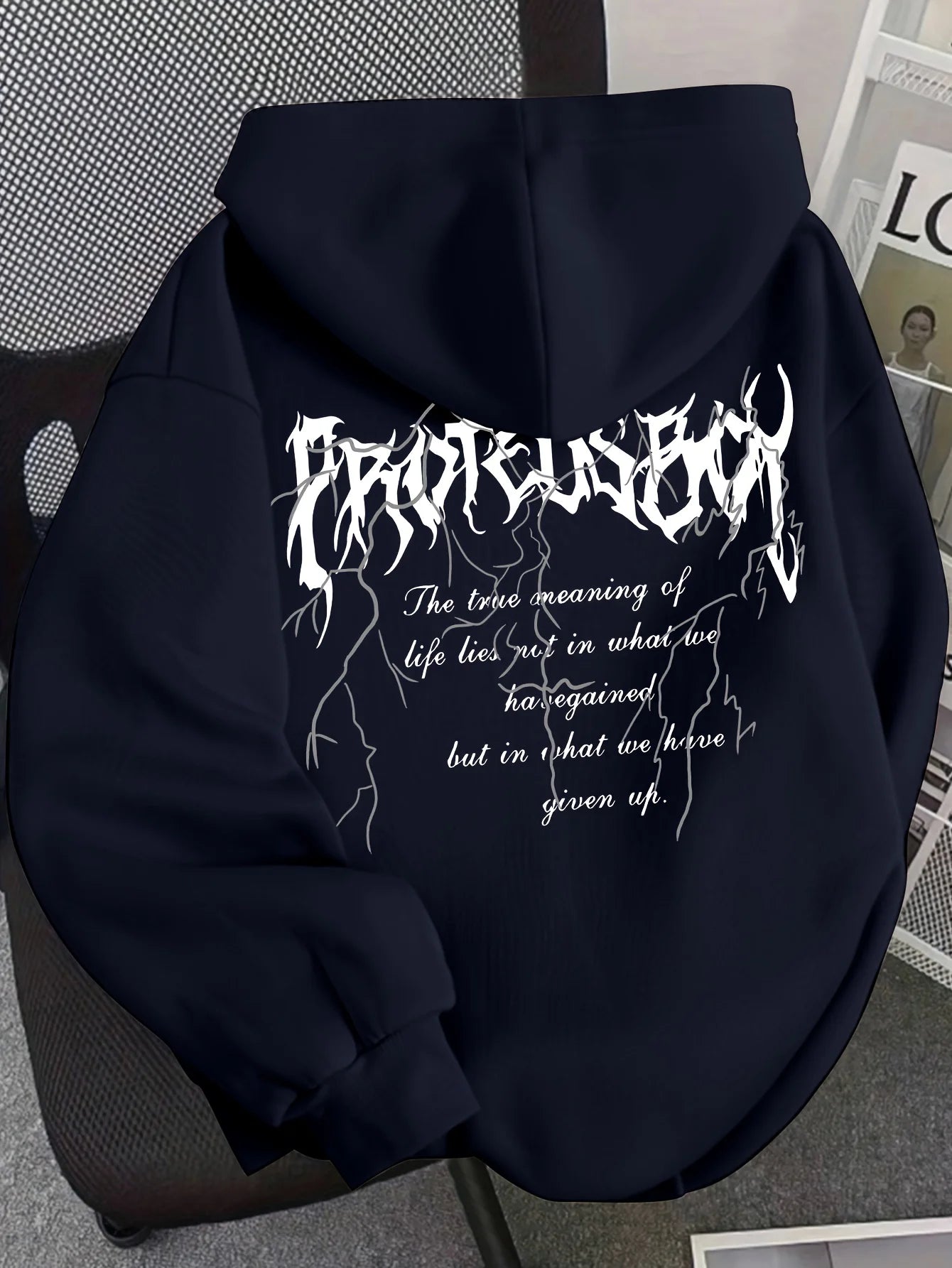 Women's fashionable hooded sweatshirt