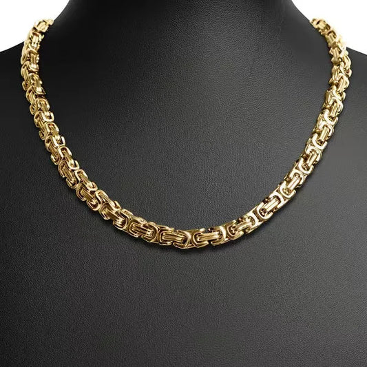 50CM Solid Chain Silver Necklaces  for Men woman