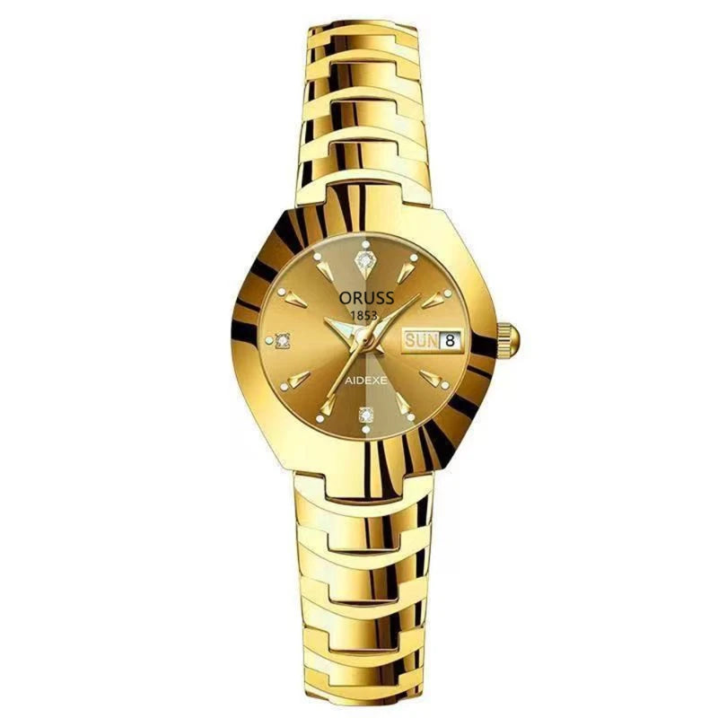women's  atmospheric dual calendar watch