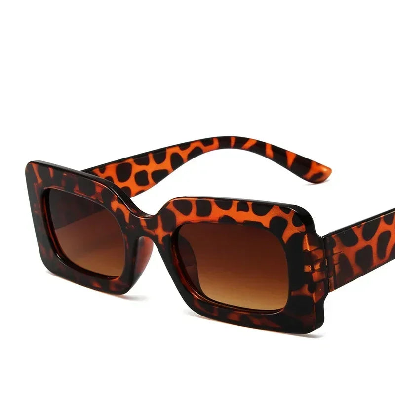 Women's Sunglasses Vintage Rectangle Frame  Glasses