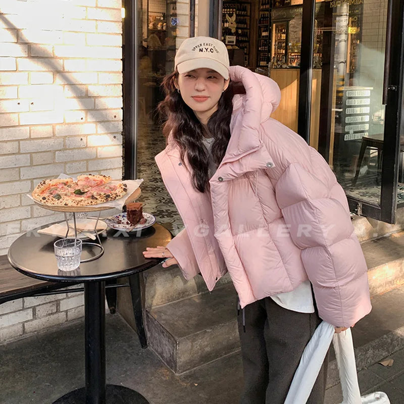 Puff Short Down Cotton Jacket for Women